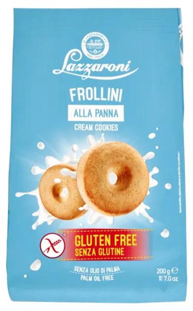 Bezlepkové sušenky Frollini Panna 200 g Lazzaroni Obrázek produktu 