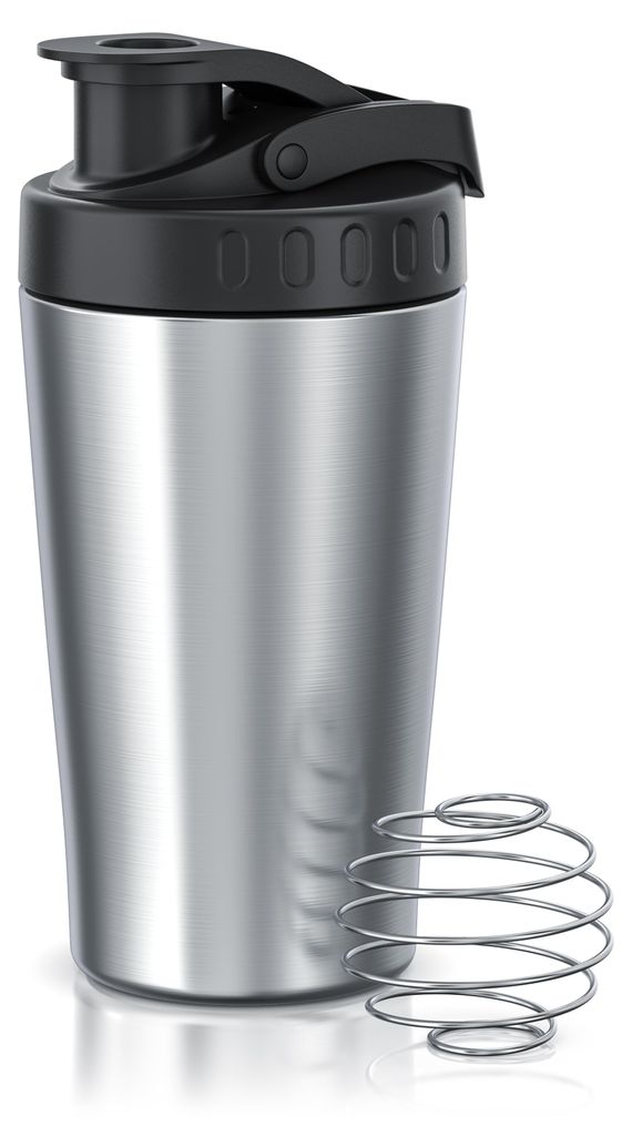 Arendo Protein Shaker, shaker à protéines en acier Image du produit 