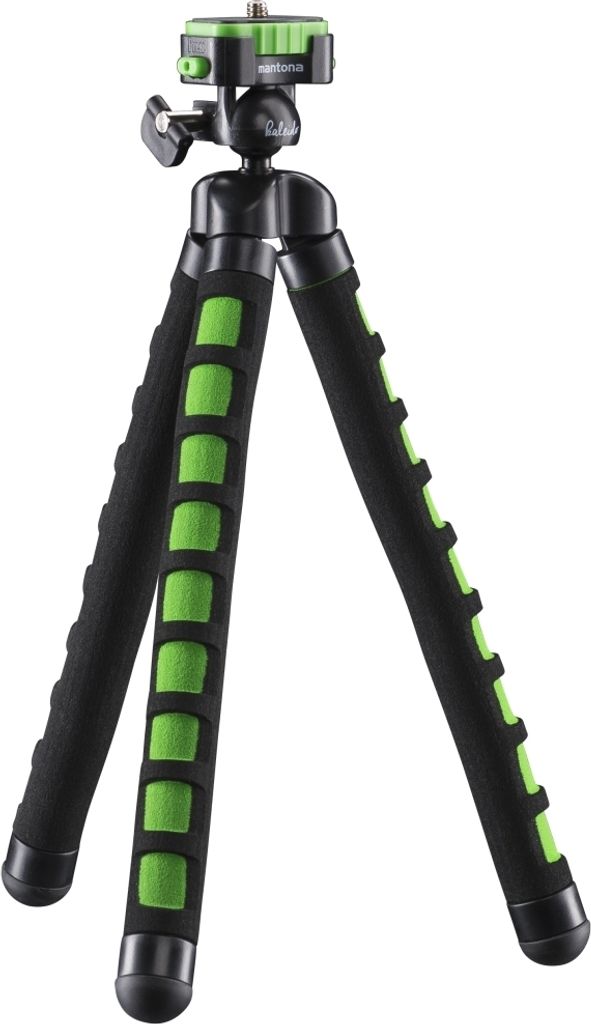 Mantona Kaleido Flex Stativ lime green - 270 x 43 x 43 mm - Produktbild 