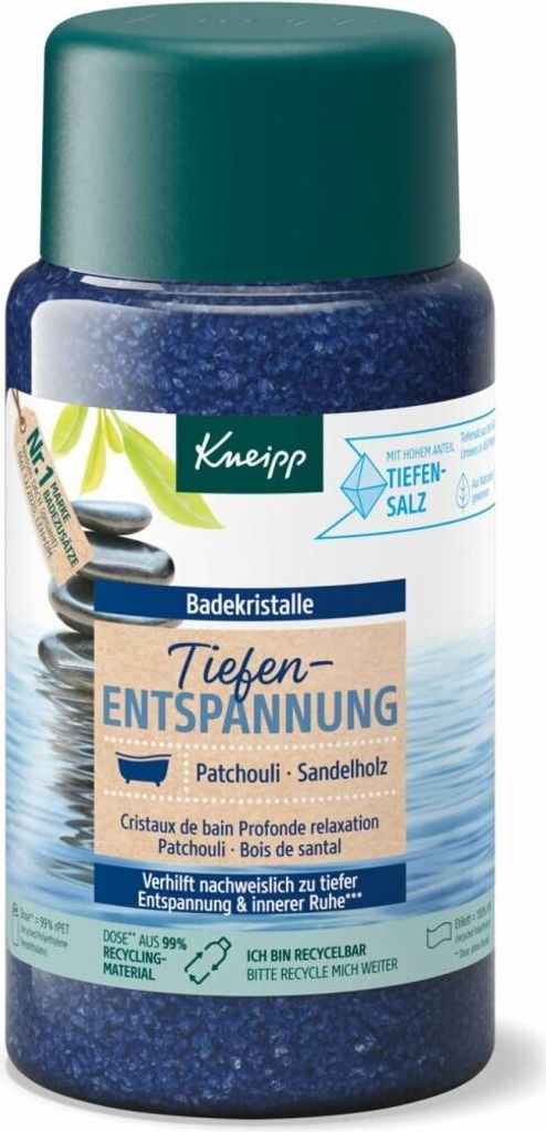 Cristaux de bain Kneipp « Détente profonde » – Patchouli, Image du produit 