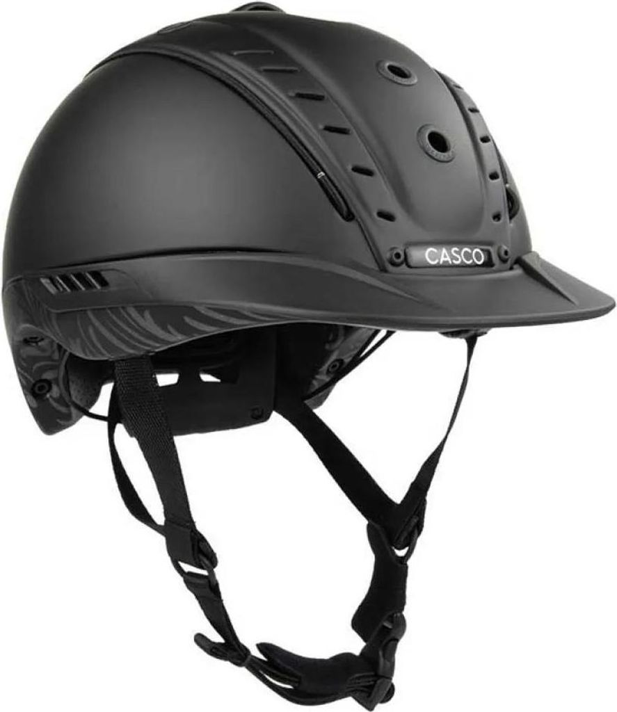 CASCO Mistrall 2 Floral Black jezdecká přilba, barva:černá Obrázek produktu 