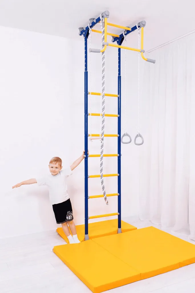Espalier Comet 2 pour enfant : solution sport intérieur vert clair