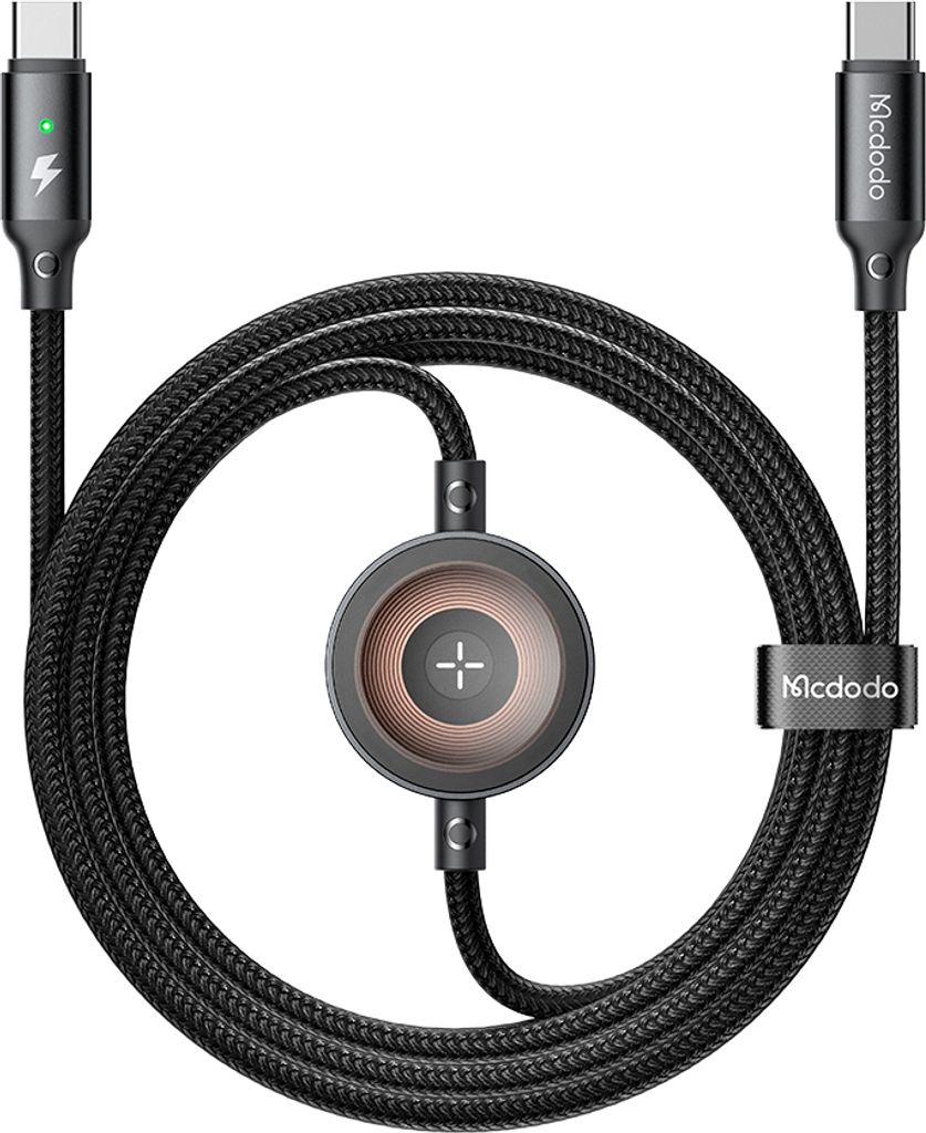 Mcdodo CA-2580, cavo di ricarica a 2 vie per USB-C / Apple Immagine del prodotto 