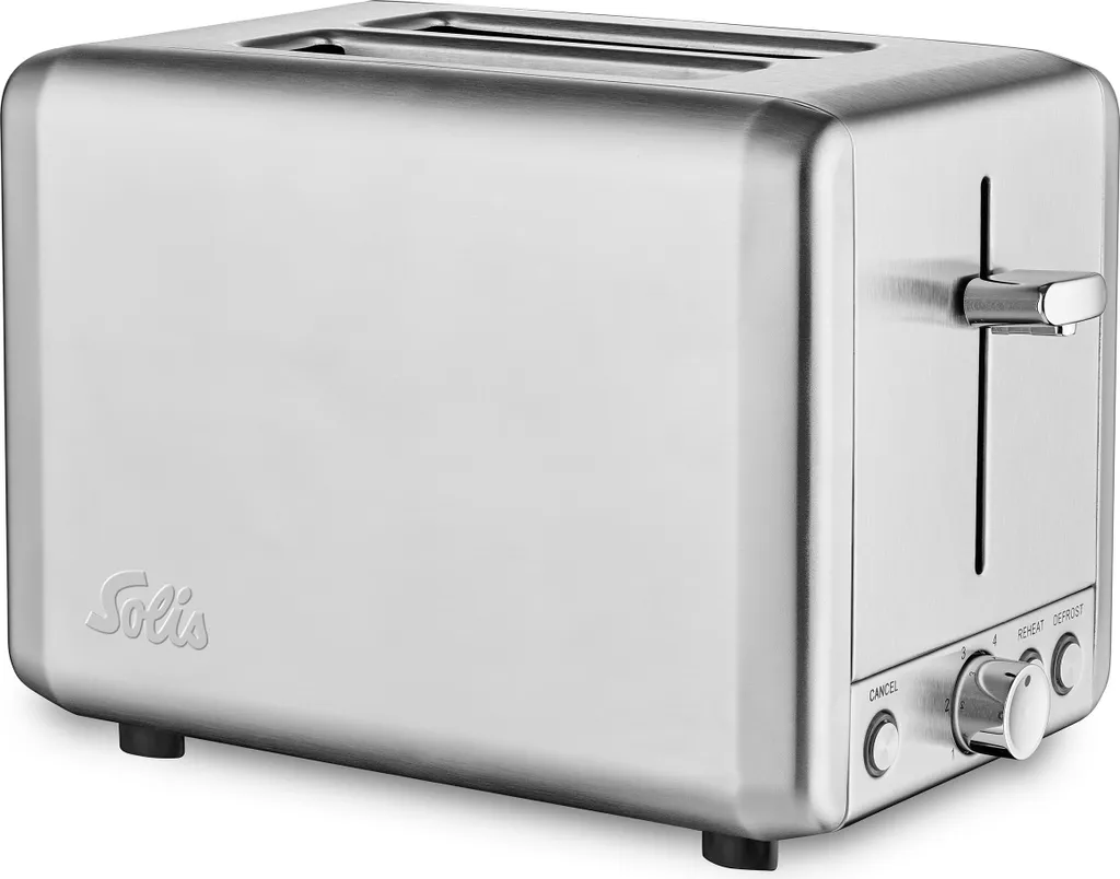 Solis Toaster Steel 8002 ED 925W - Tostapane Inox per Fette XXL