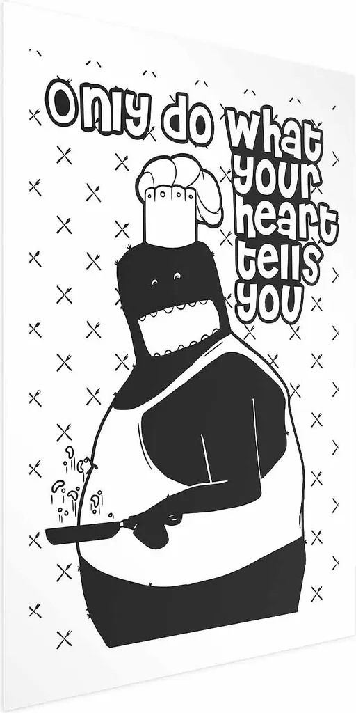 Poster Motto 60x90 cm senza cornice con margine
