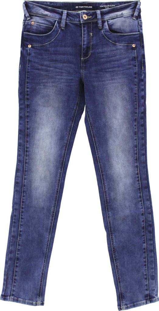 33362 Tom Tailor, Alexa Slim, Damen Jeans Hose, Stretchdenim, midblue, W 29 L 32