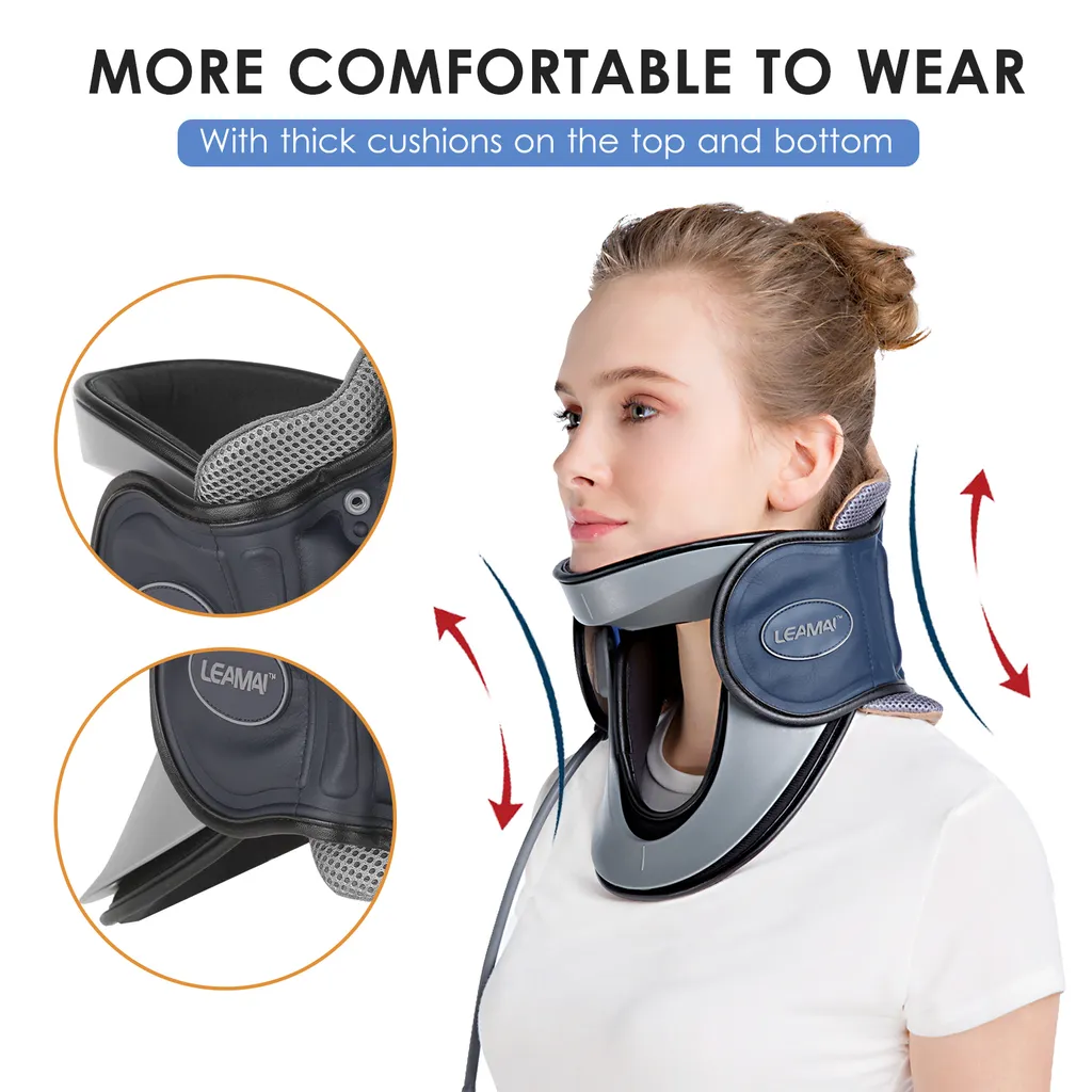 Appareil gonflable cervical ergonomique pour étirement de la nuque