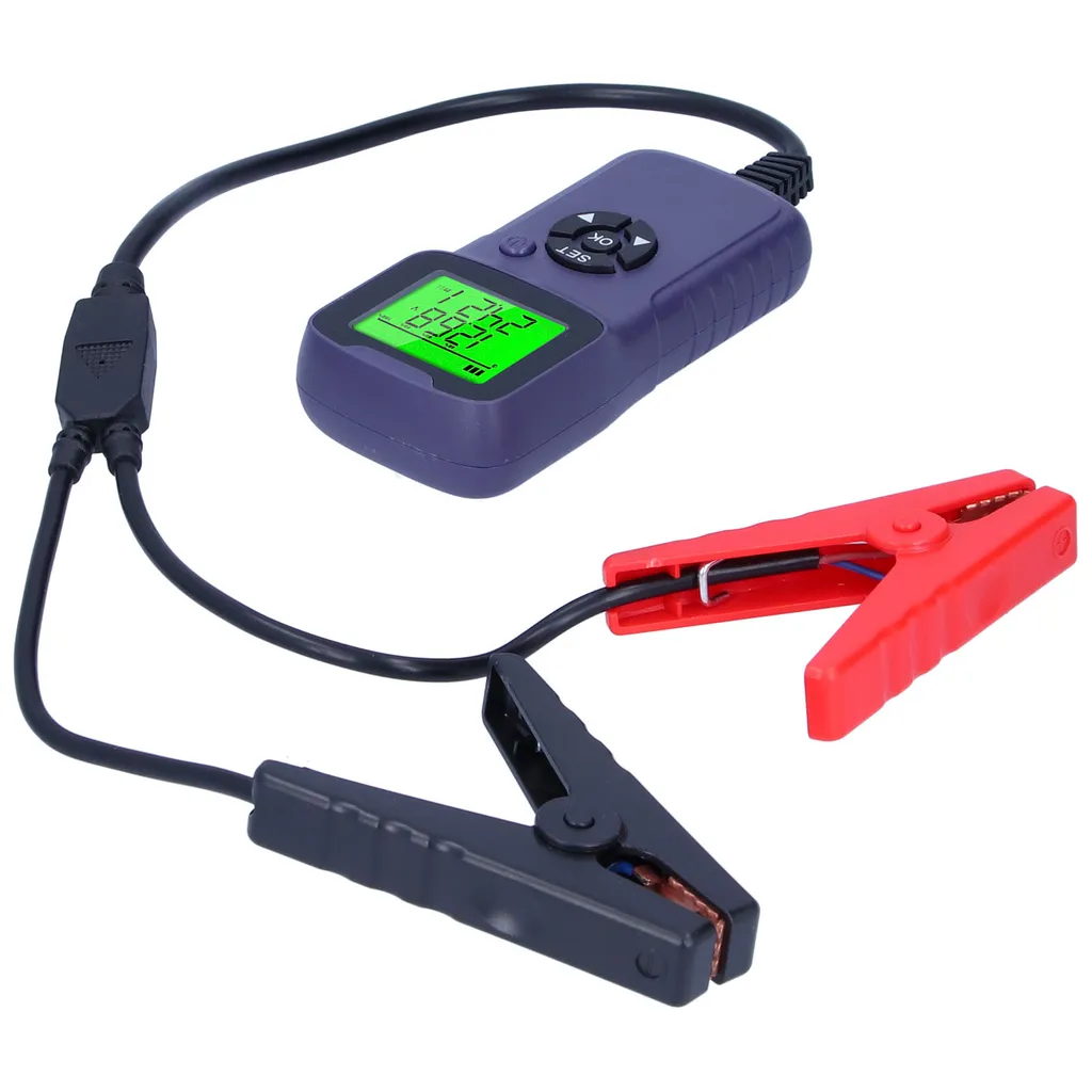 Testeur Batterie LCD A300 avec Analyseur Numérique - Design Pourpre Compact - 7