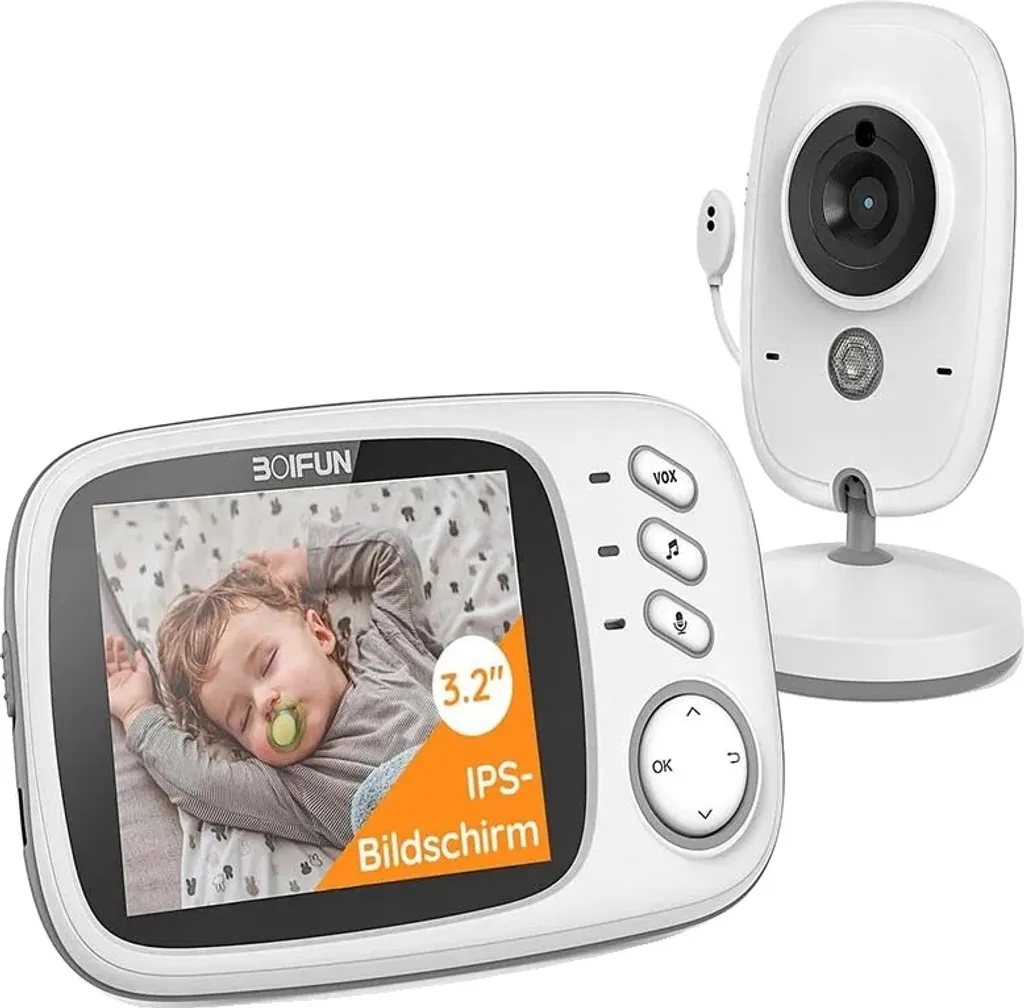 Babyphone Vidéo contre l'Anxiété Parentale, Grand Écran et Vision Nuit