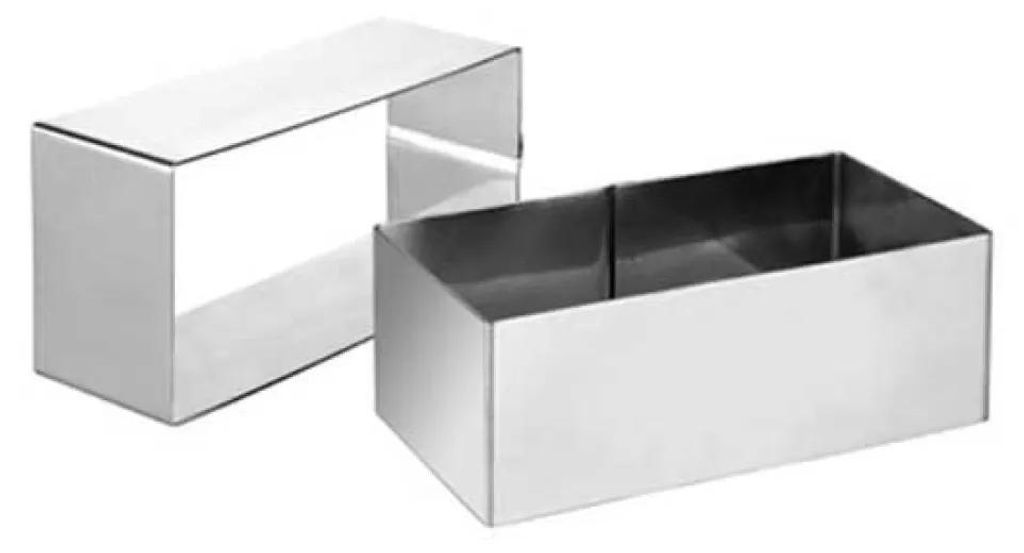 Ibili Rechteckiger Servierring 12x6x4.50 Cm Silber  Silber Produktbild 