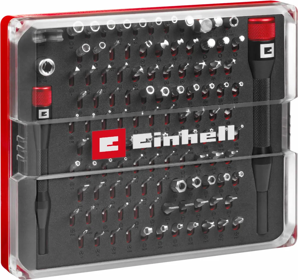 Coffret d'embouts de vissage complet 114 pièces Einhell modèle 115040