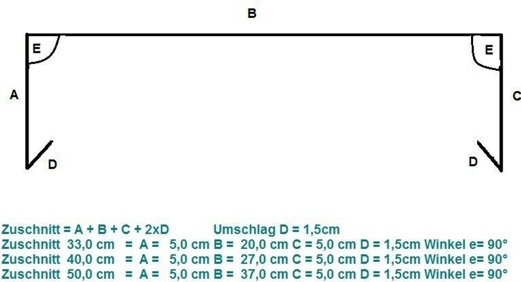 Wandanschluss für Mauerabdeckung Alu Anthrazit 1,5 mm Produktbild 6