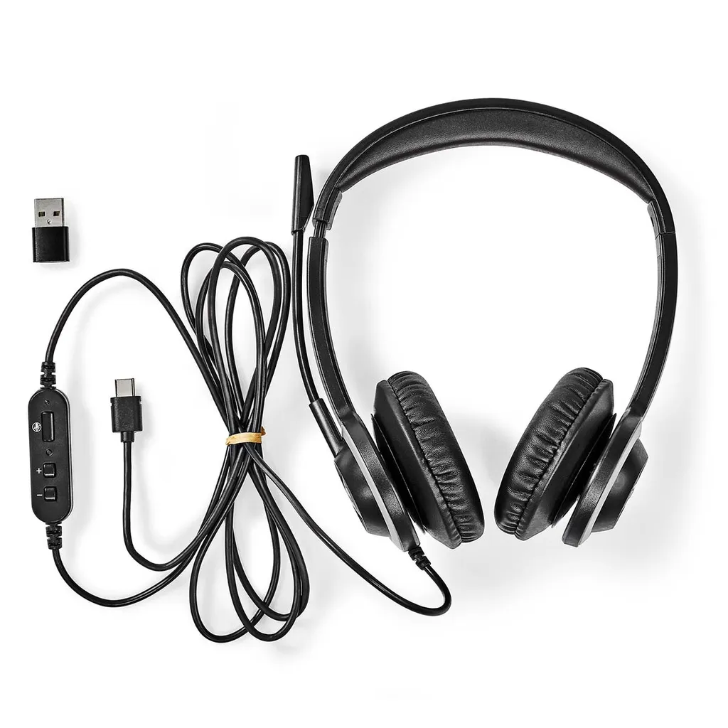 Auricolare Stereo PC USB Type-A/C - Microfono Noise Reduction - 7