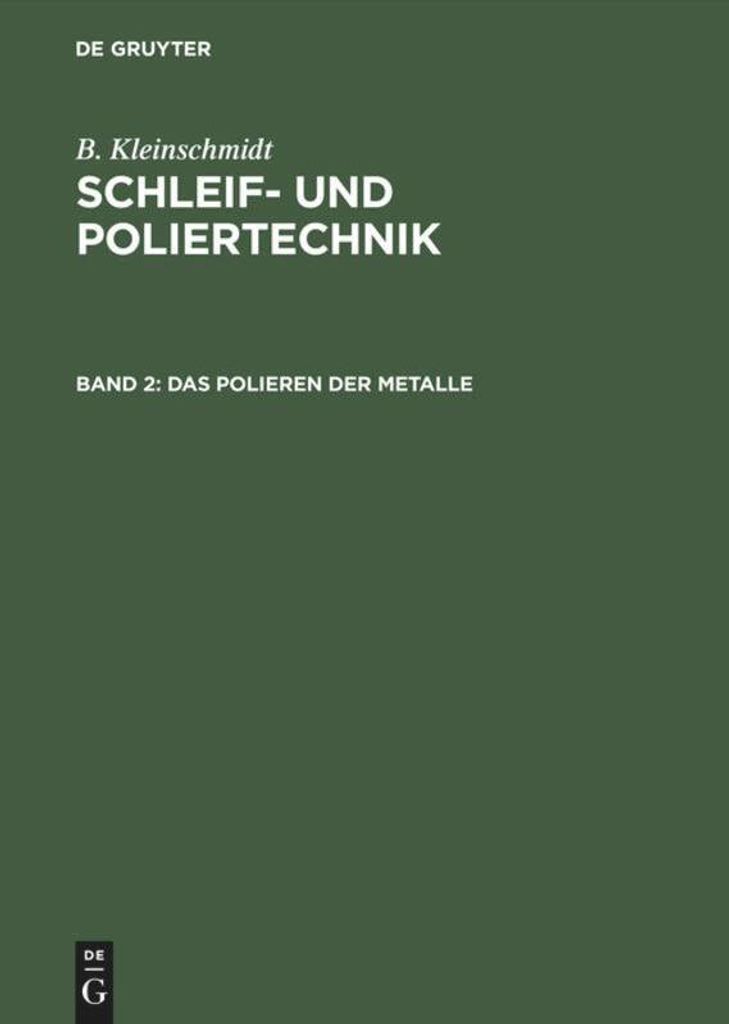 Das Polieren der Metalle