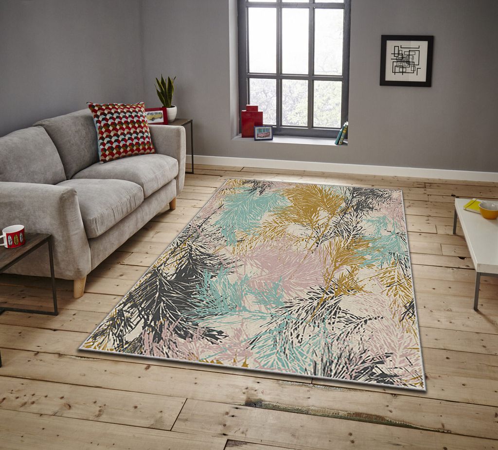Conceptum Hypnose, Garry- ASR CRPTNGR, Bunt, Kurzflorteppiche, 80 x 140 cm, 100% POLYESTER