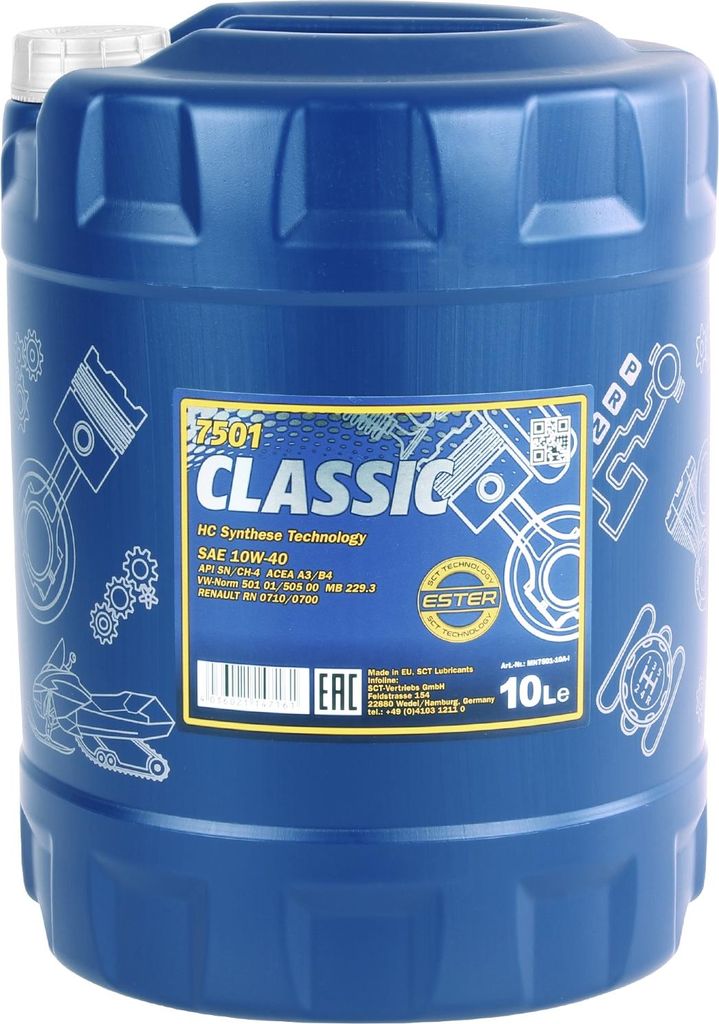 MANNOL 10W-40 CLASSIC, 10 Liter Produktbild 