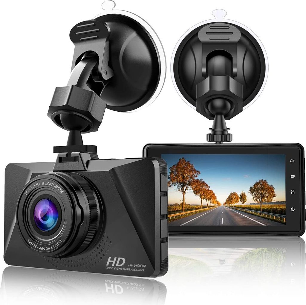 Chortau Dashcam Autokamera Auto FullHD 1080P Vorne, 170° Produktbild 1