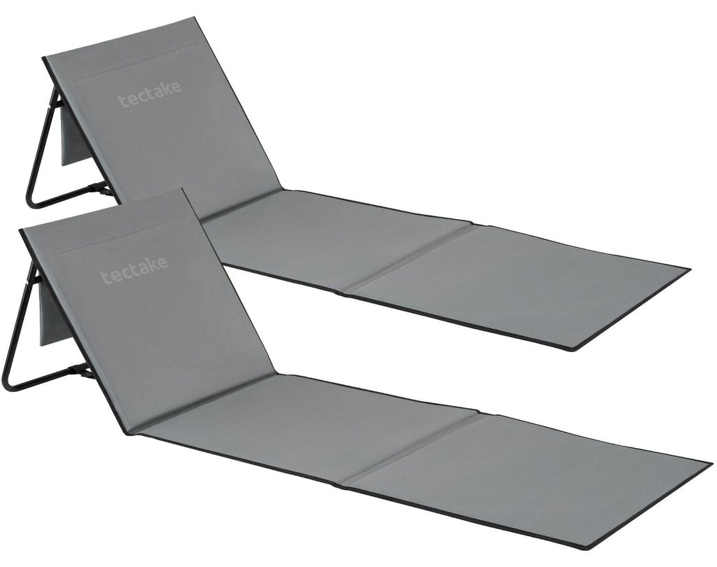 tectake® 2er Set Strandmatte Mina inkl. Aufbewahrungstasche Produktbild 