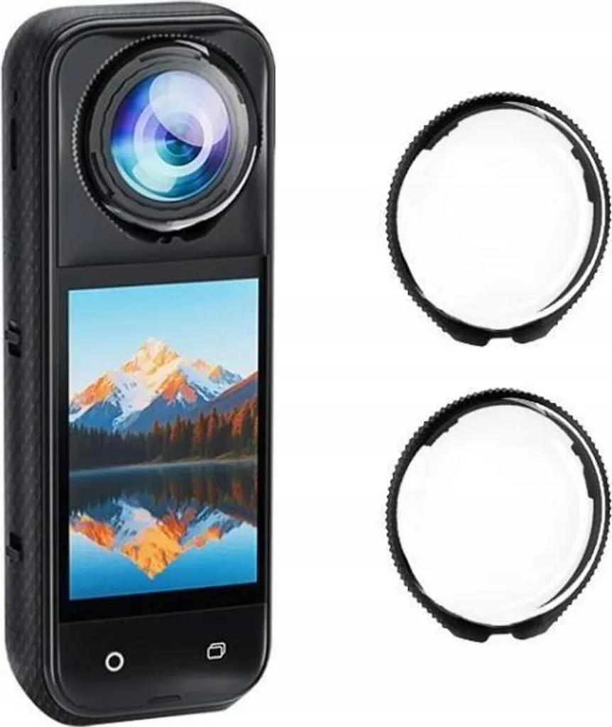 Protection Objectif Insta360 X5 en Verre Optique Anti-Rayures - PU749T