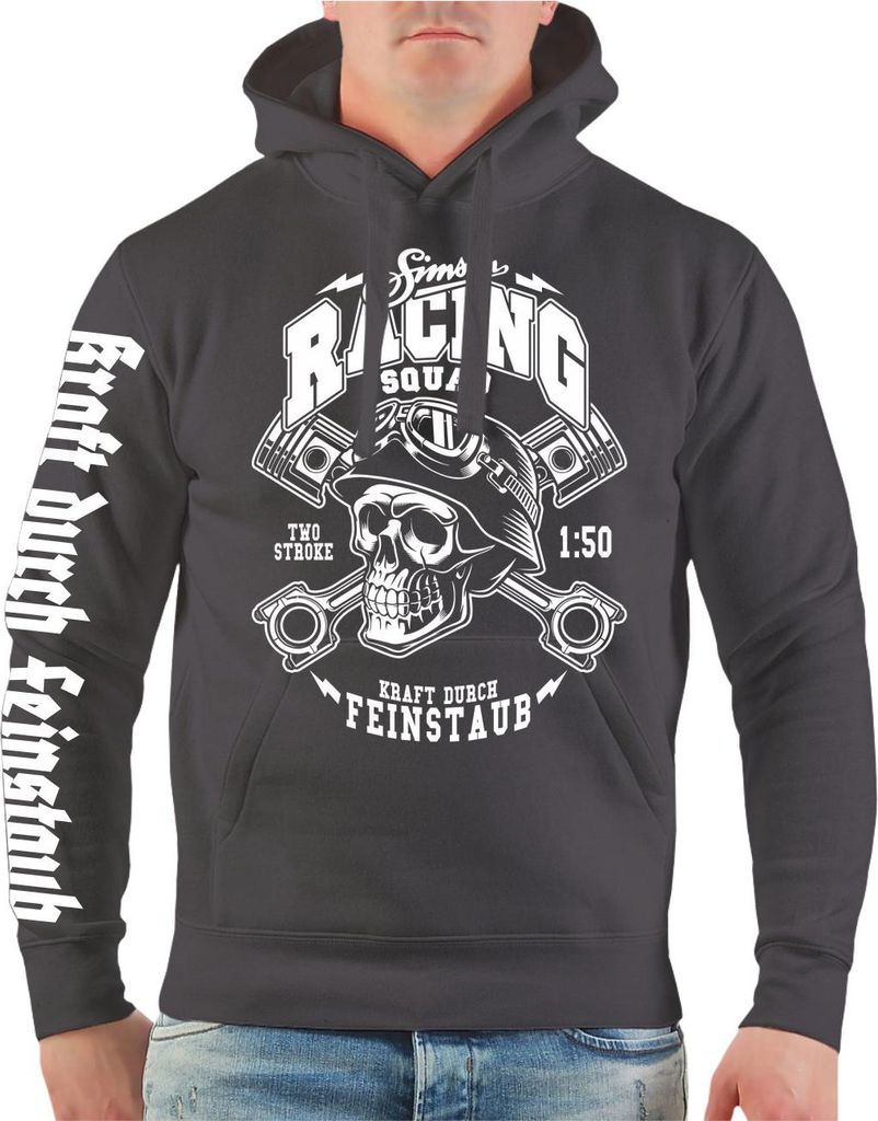 Herren Kapuzenpullover Ostdeutschland Simson Racing Team