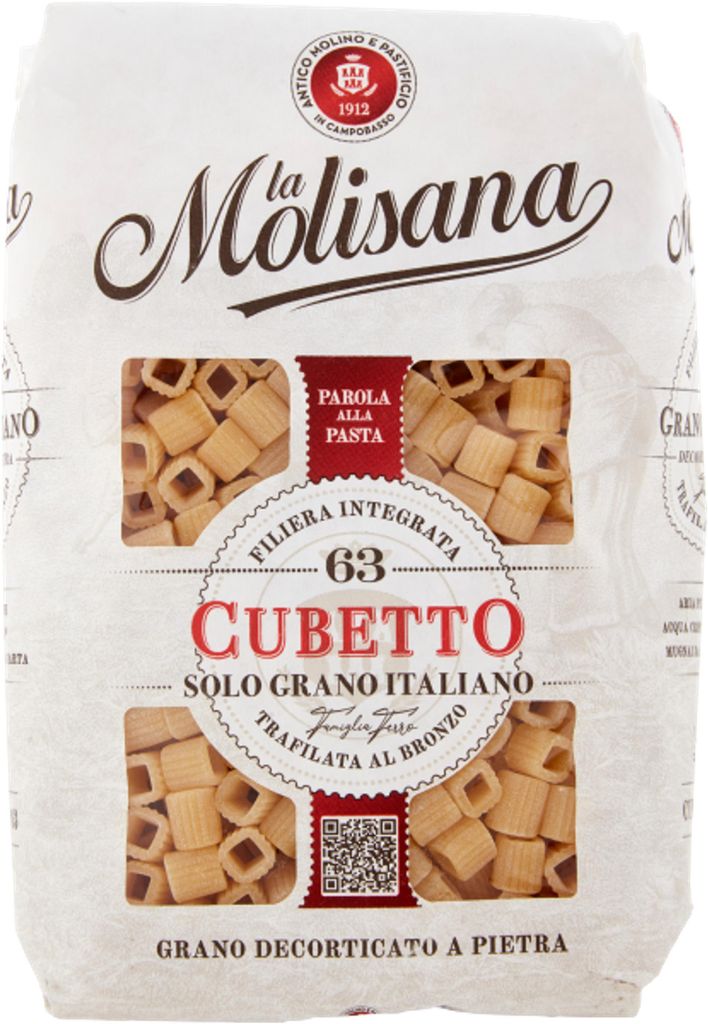 Pâtes Cubetto, numéro 63, 500 g, La Molisana Image du produit 