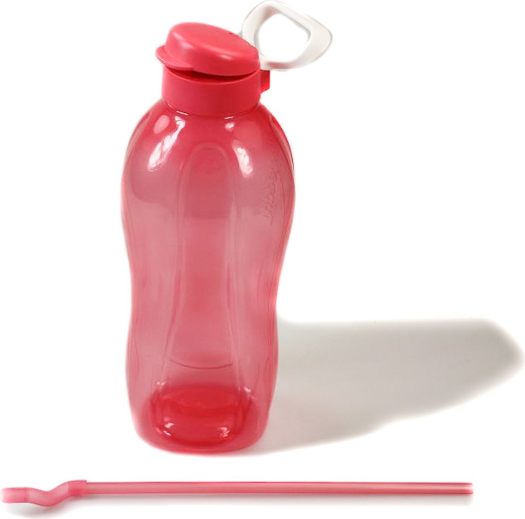 TUPPERWARE To Go Eco 2 L rosso + supporto + cannuccia per Immagine del prodotto 