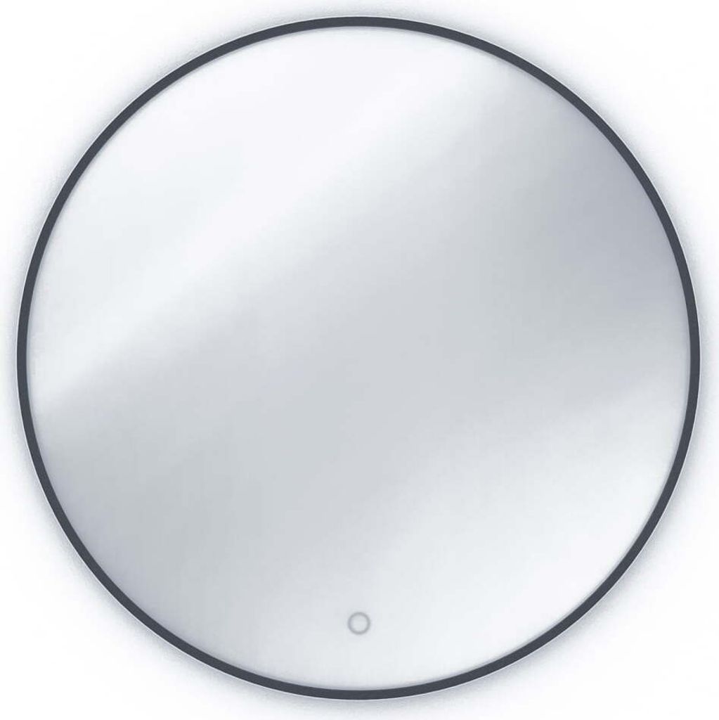 OXM Wandspiegel Divissi Schwarzer Spiegel 80 x 80 x 3 cm Produktbild 