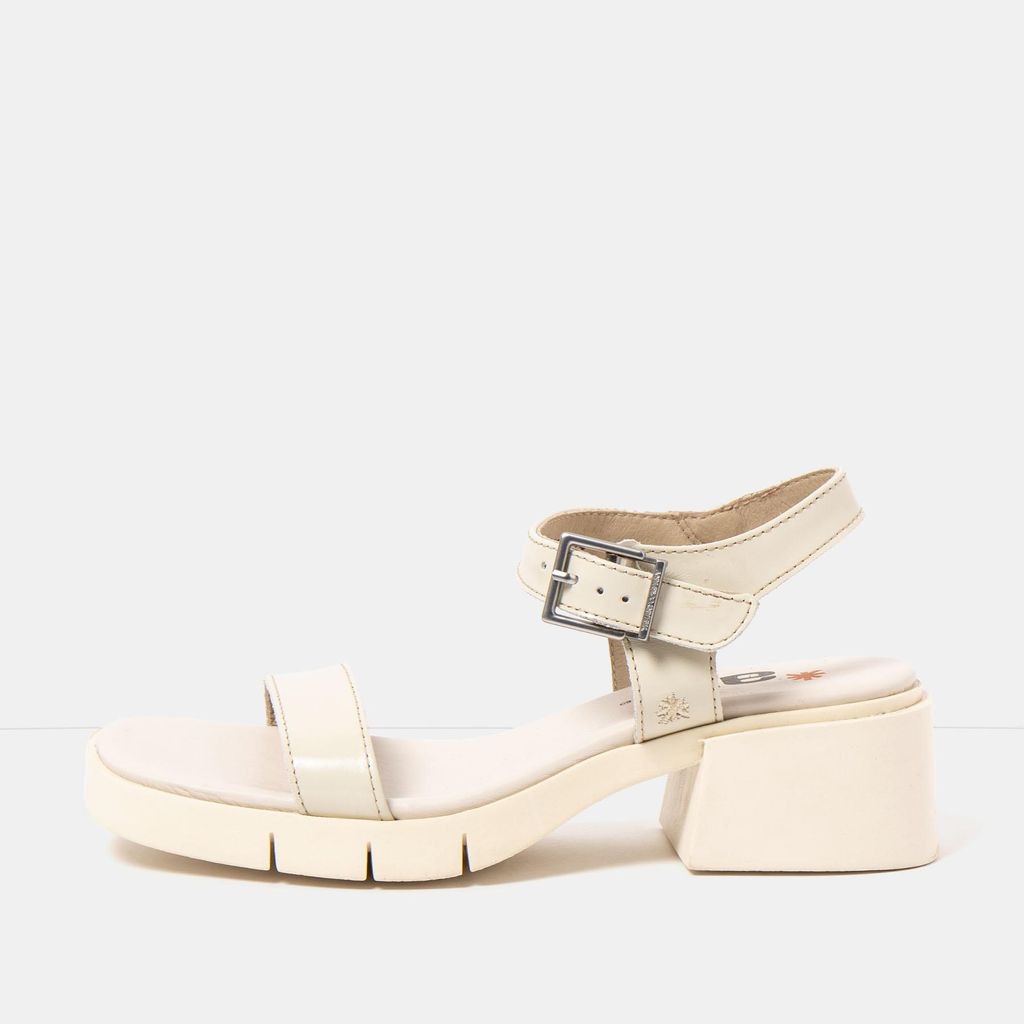 Art Sandalen mit hohem Absatz Damen 2060 NAPPA SHINNY CREAM / VARSOVIA Farbe Beige