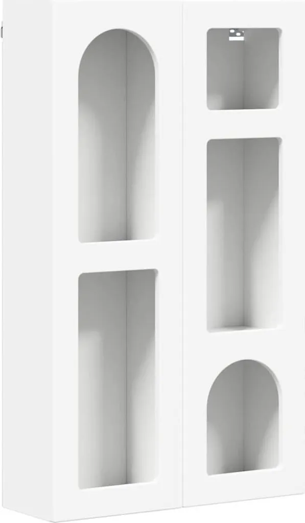 Armadio Parete SYFAX Bianco 59x20x100cm | Soluzione Smart Space-Saving