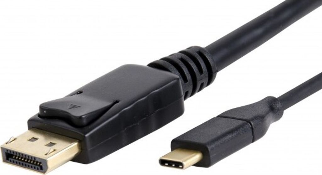 LMP 17092 Video Kabel Adapter 1.8 m USB C Displayport Schwarz - Video Kabel Adapter (1.8 m, USB C, Displayport, Mnnlich, Mnnlich, Rechts)
