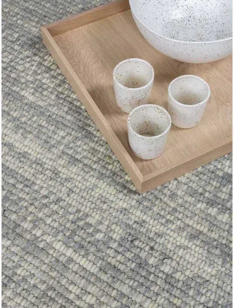 Tapis en laine Festini 140x200 cm Marco Grey - Qualité Premium Artisanale