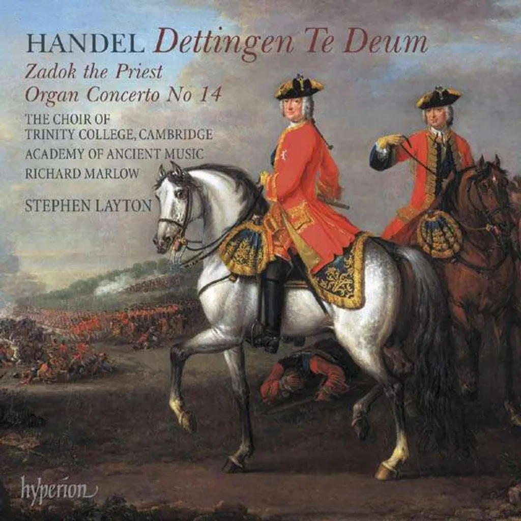 Album CD Dettingen Te Deum Zadok the Priest et Concert pour Orgue Vol 14