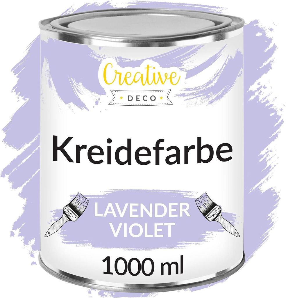 Creative Deco Kriedová farba Levanduľová fialová | 1000 ml Obrázok produktu 