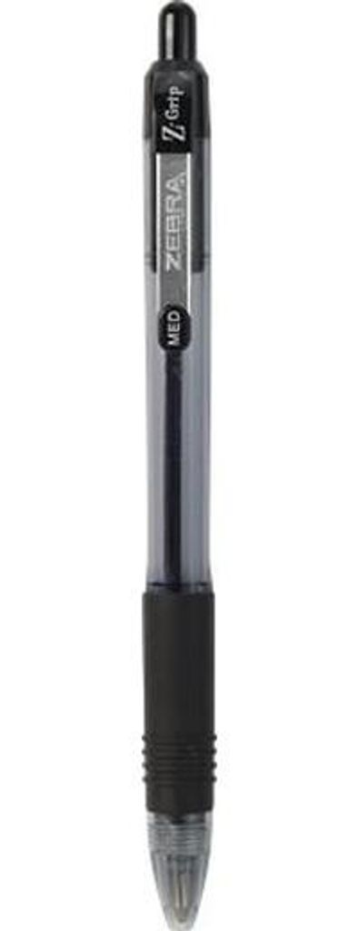 Kugelschreiber, 0,27 mm, Druckmechanismus, ZEBRA "Z-Grip", Produktbild 