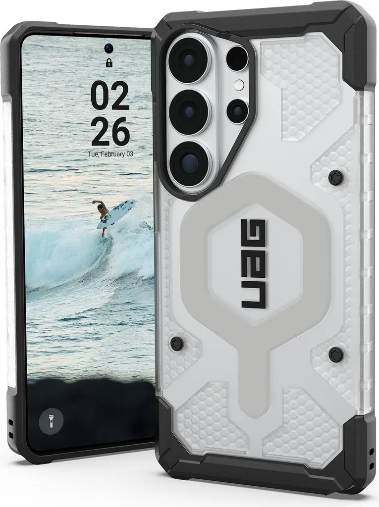 Protection Galaxy S26 Ultra UAG Pathfinder Clear pour Usage Intensif Ice