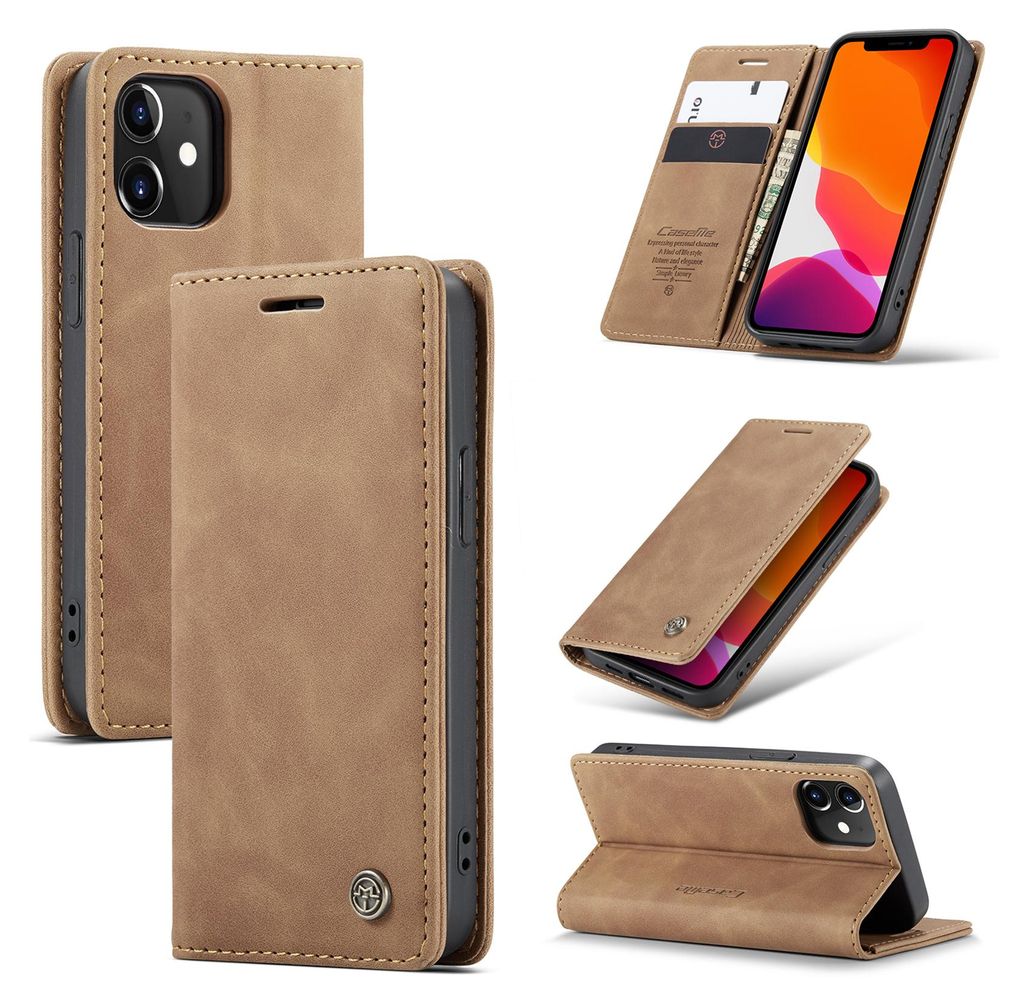 Caseme Handyhülle für Iphone iPhone 12 Mini-Hellbraun Produktbild 