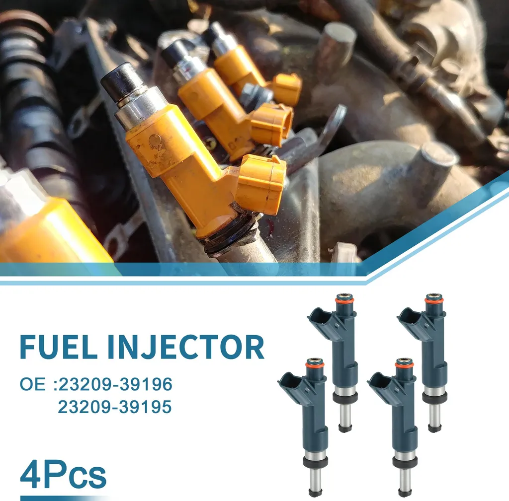 Injecteur de carburant 23209-39196 pour Toyota Prius 1.8L - Lot de 4