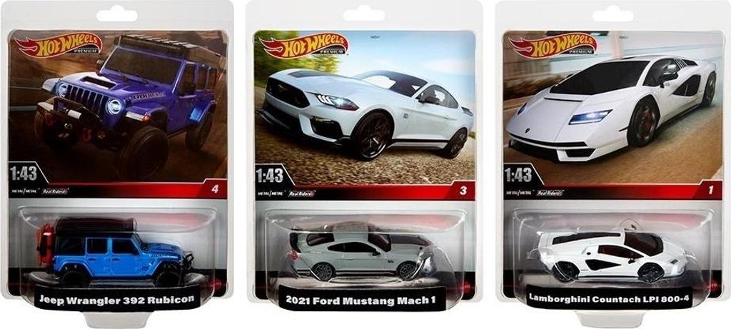 Hot Wheels Premium Pojazd 1:43 mix (6szt) Zdjęcie produktu 