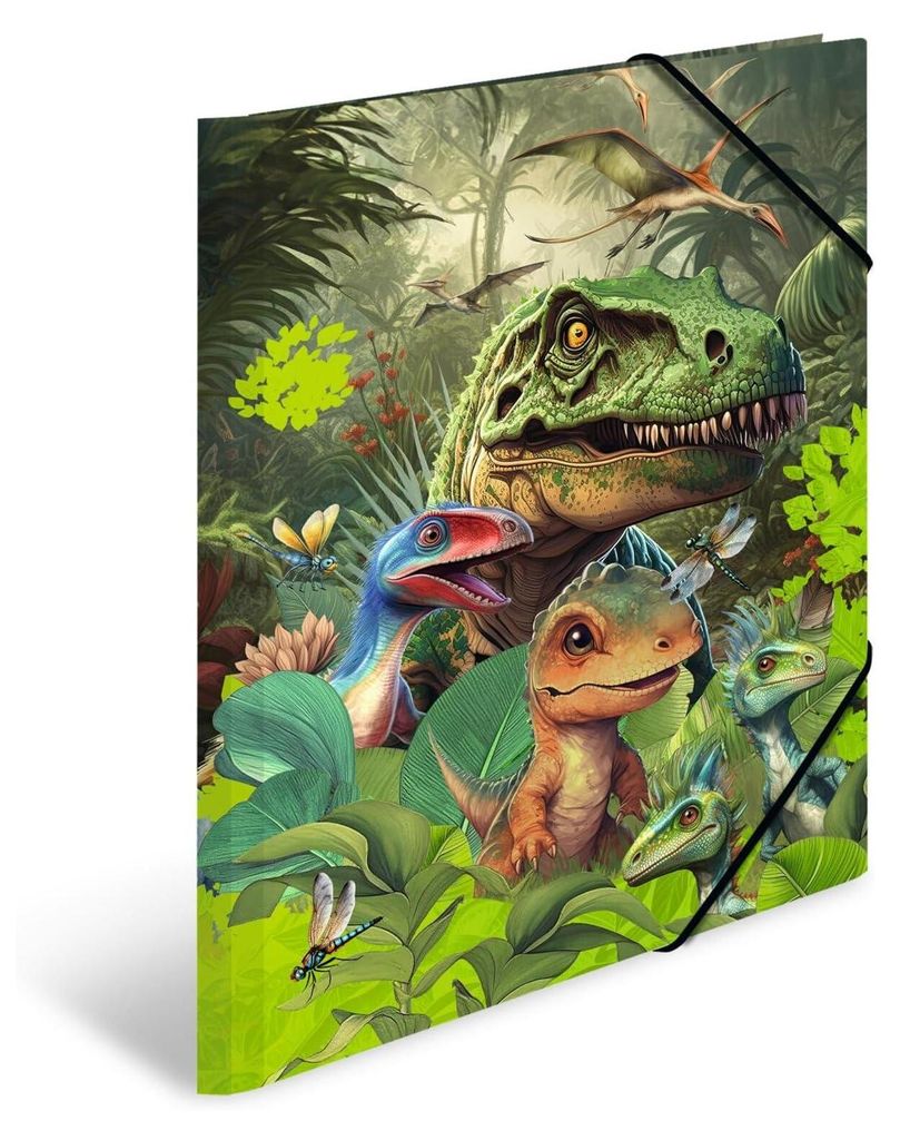 HERMA 19576 Chemise à rabats A3 carton Dino World Image du produit 