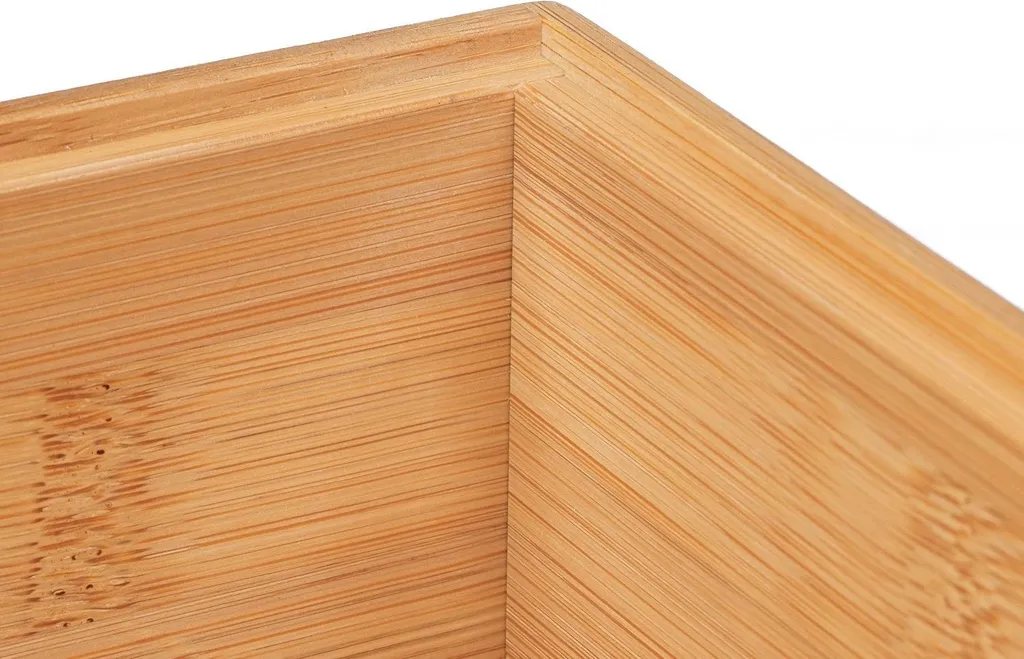 Boîte en bambou durable à 2 sections - Rangement robuste et écologique - 8