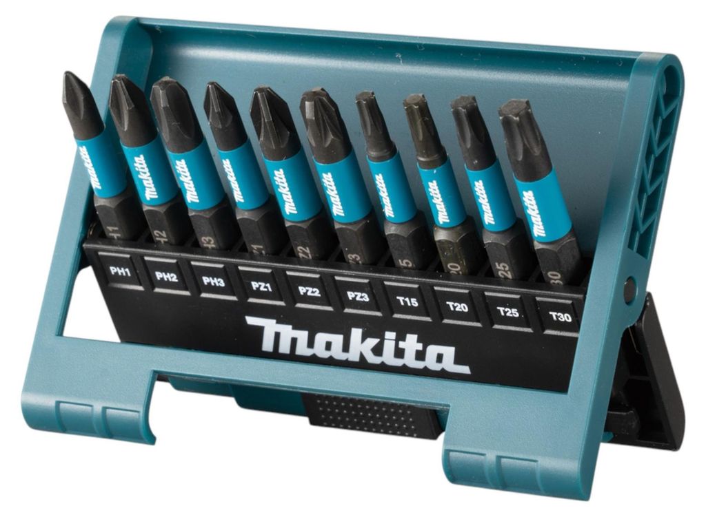 Makita E-12011 Set di punte nere ad impatto 10 pz Immagine del prodotto 