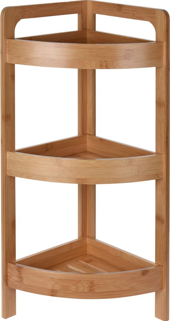 Bathroom Solutions Badezimmerregal, Bambus, 23x23x61 cm,