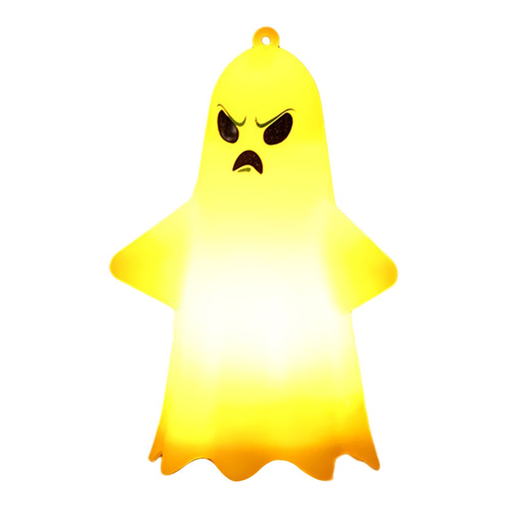 Luminous Ghost Battery Operated Horror Geschenke warme Licht Hanging Hole Festival Requisiten Mini Halloween Desktop LED Ghost Elektronische Kerzen...