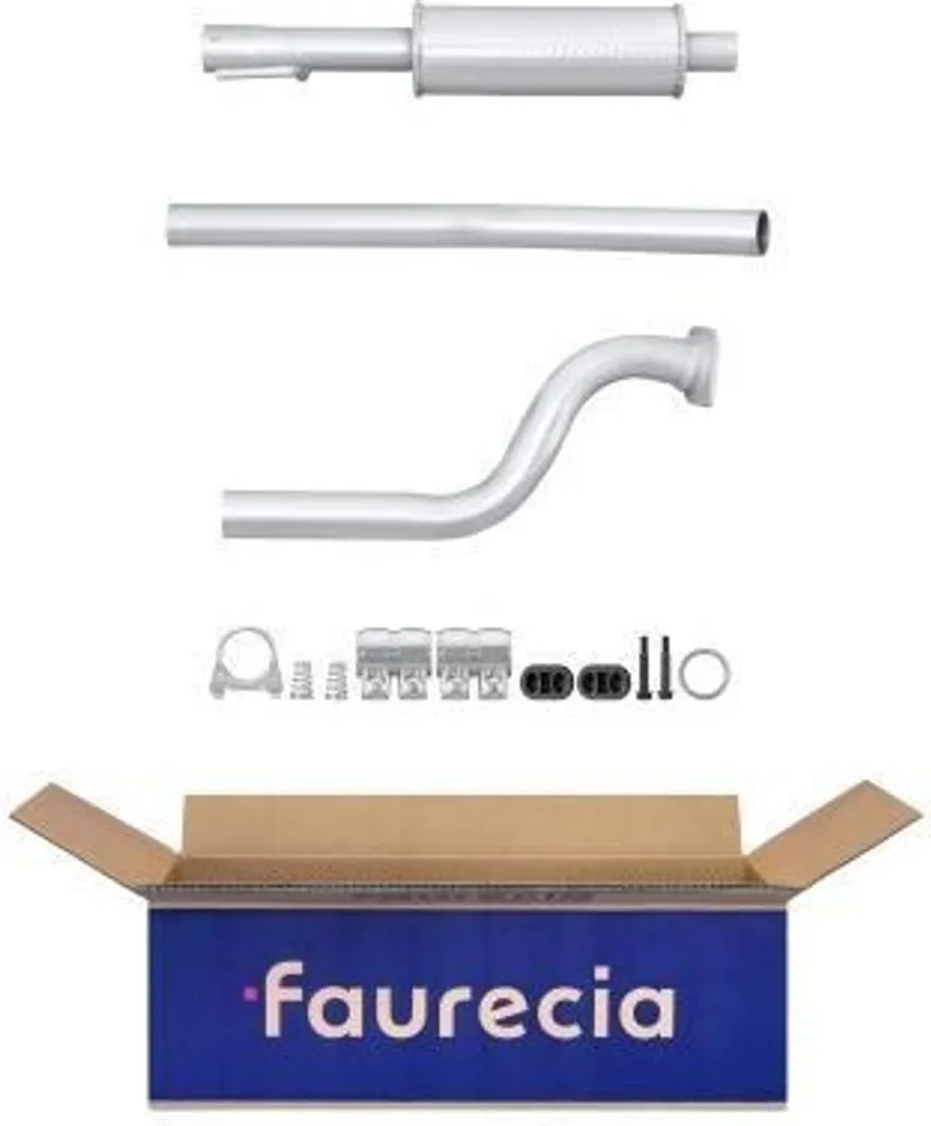 Silencieux avant HELLA anti-corrosion pour Astra G OE 24423015 Durable