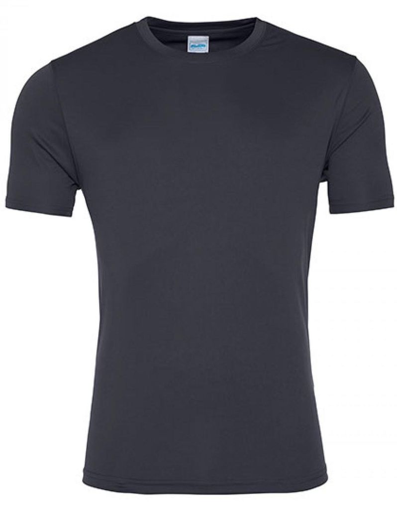 Just Cool JC020 | Herren Cool Smooth T / UV-Schutzfaktor 30+ - Farbe: Charcoal (Solid) - Größe: XL