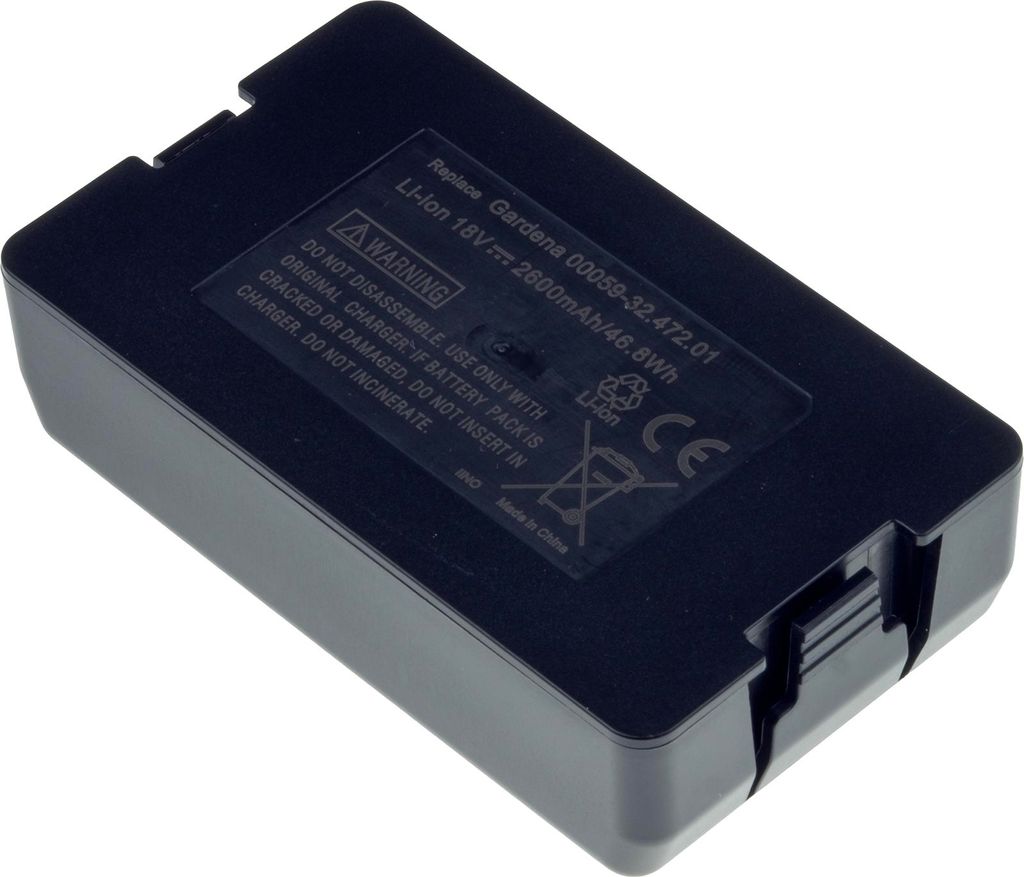 T6 Power Akku für McCulloch Rob S800 2020, Li-Ion, 18 V, 2600 mAh (46,8 Wh), schwarz