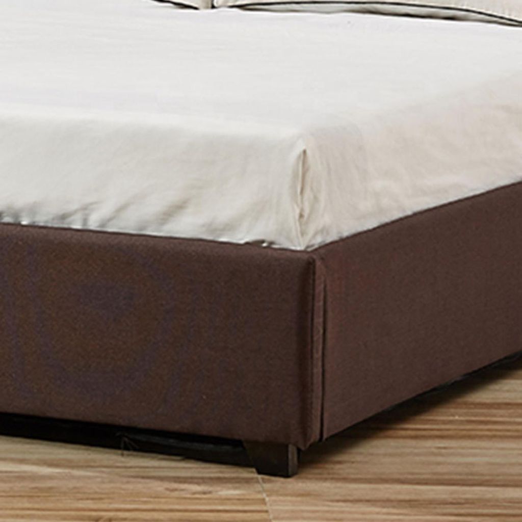 Schlafzimmer Bett 200x200cm Polster Betten Chesterfield Textil Stoff jvmoebel
