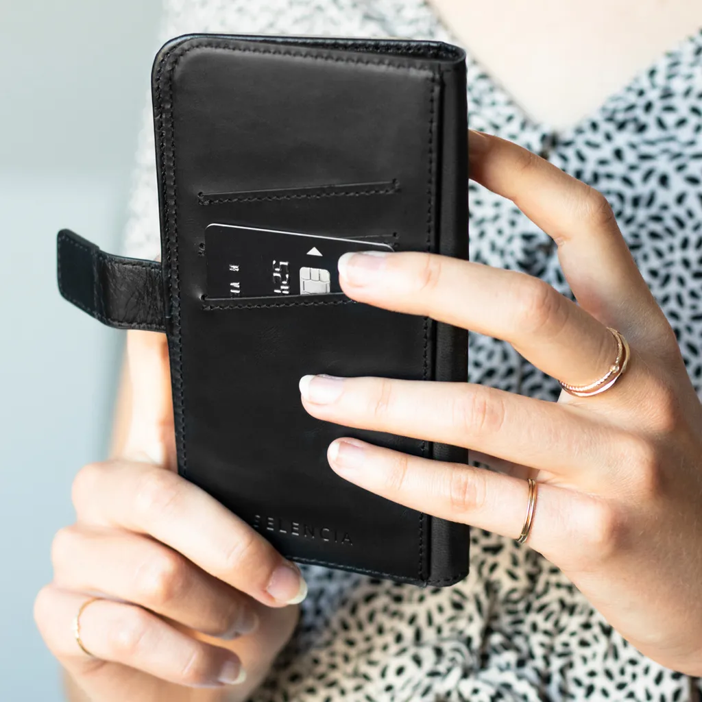 Moex Custodia A Libro In Similpelle Per Huawei P20 Lite - Portafoglio Con Supporto, Slot Per Carte E Contanti - Nero - copertina