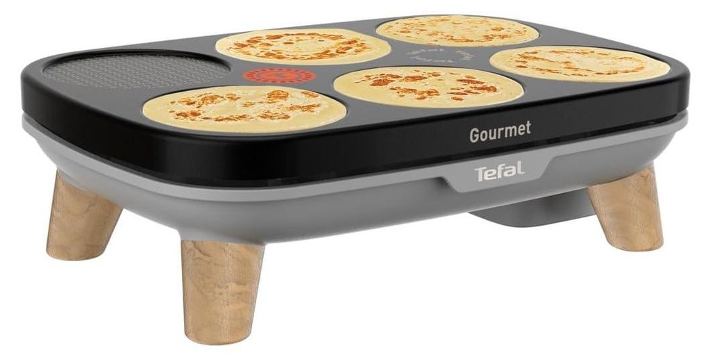 Tefal PY901BF1, 6 Crepe(s), Grau, Drehregler, 2 m, 1100 W, Produktbild 