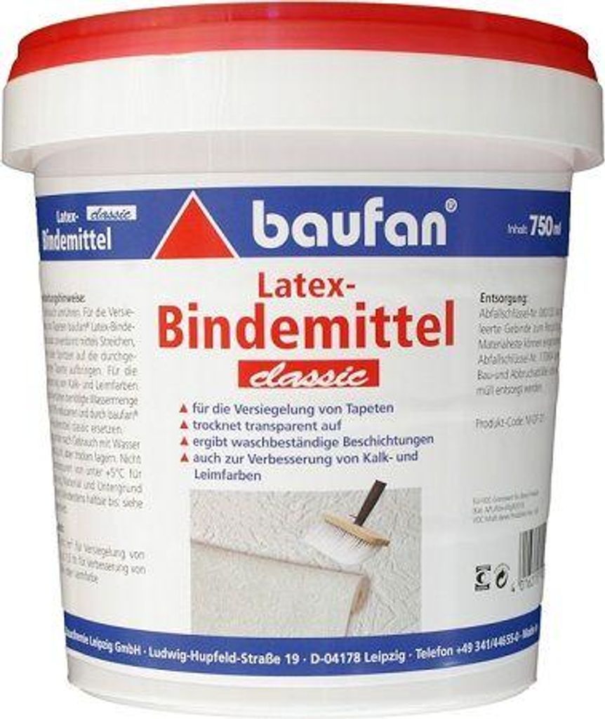Baufan Latex -Bindemittel classic 750 ml Produktbild 